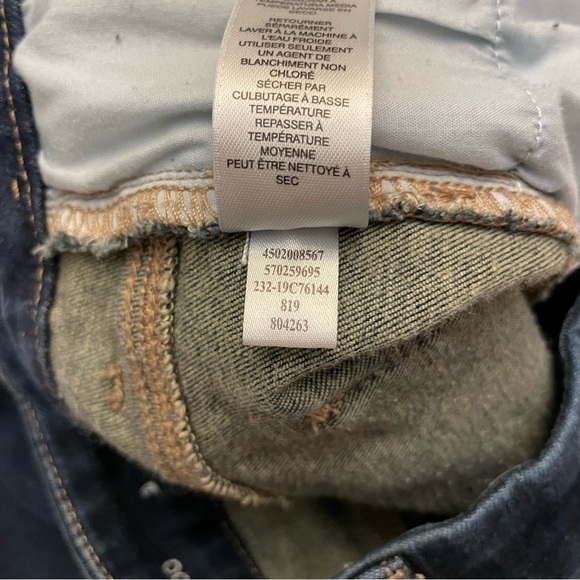 Chico Perfect Stretch Girlfriend Slim Leg Ankle Jeans.  Size XS/ 2 - Picture 6 of 7